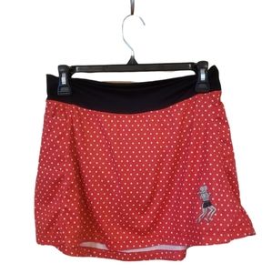 Running Skirts (Brand Size 3) Womens Size 8 Running Skirt Red Mini Dot